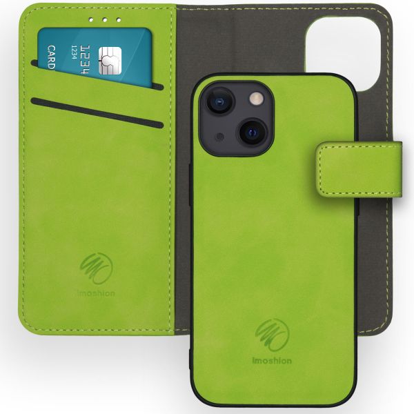 imoshion Etui de téléphone de type portefeuille 2-en-1 iPhone 13 Mini - Vert