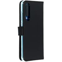 Selencia Étui portefeuille en cuir véritable Huawei P30 - Noir