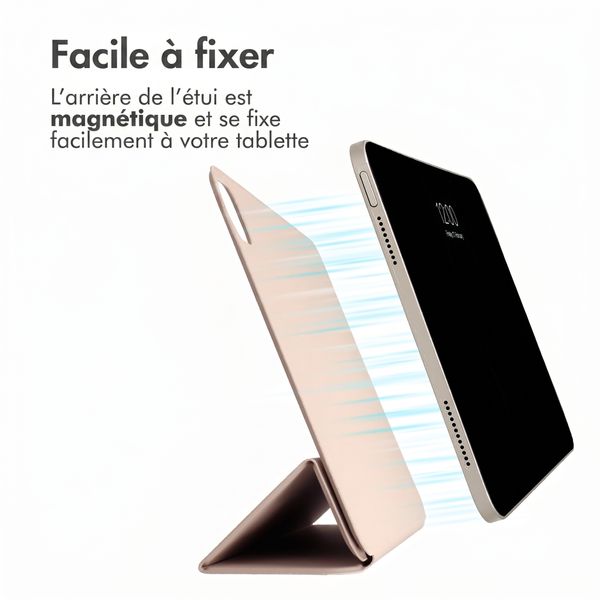 imoshion Magnetic etui de téléphone portefeuille Apple iPad Pro 13 (2025) M5 / (2024) M4 - Beige