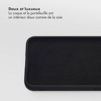 Selencia Étui portefeuille amovible Olyn avec MagSafe Samsung Galaxy S23 - Noir