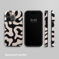Selencia Coque arrière Vivid Apple iPhone 15 Pro - Art Wave Black