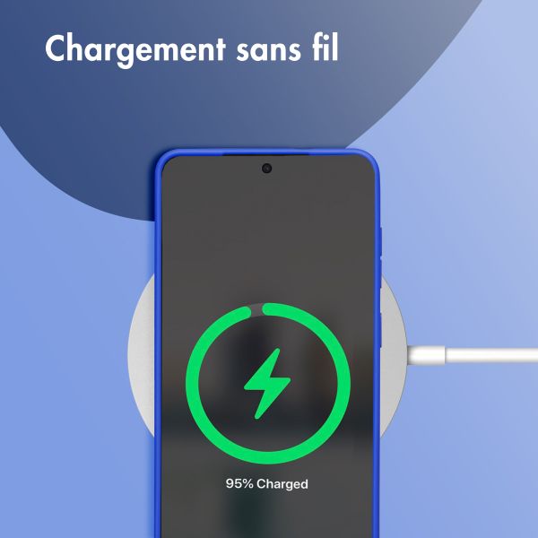 imoshion Coque Couleur Samsung Galaxy S25 Edge - Cobalt Blue