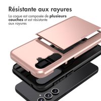 imoshion Coque arrière avec porte-cartes Samsung Galaxy S23 FE - Rose Doré