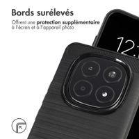 imoshion Coque Brushed Xiaomi Redmi Note 15 Pro (4G) - Noir