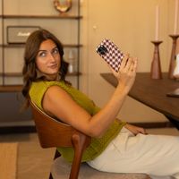 Selencia Coque arrière Vivid Samsung Galaxy S24 FE - Pied-de-Poule