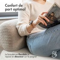 imoshion Bracelet pliant Milanese Apple Watch Series 1 t/m 9 / SE (38/40/41 mm) | Series 10 / 11 (42 mm) - Rose Doré