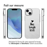 imoshion Coque Design iPhone 14 - Live Laugh Love