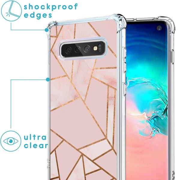 imoshion Coque Design avec cordon Samsung Galaxy S10 - Pink Graphic