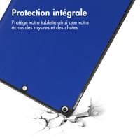 imoshion Coque tablette Trifold Apple iPad 9 (2021) 10.2 pouces / iPad 8 (2020) 10.2 pouces / iPad 7 (2019) 10.2 pouces - Cobalt Blue
