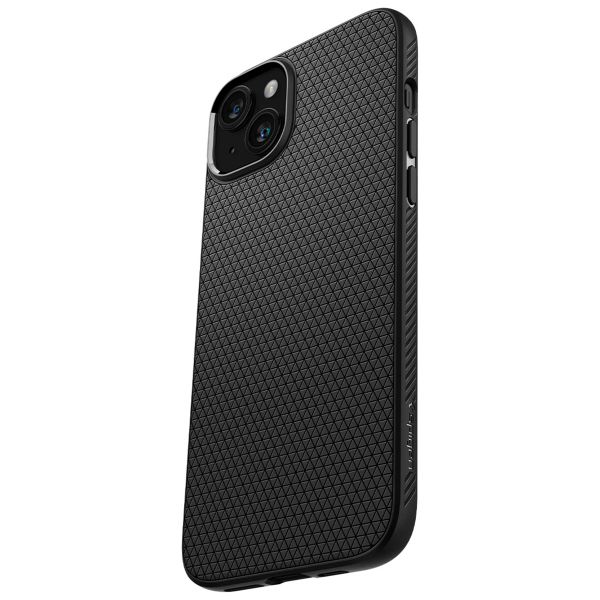 Spigen Coque Liquid Air iPhone 15 - Matte Black