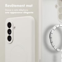 imoshion Coque Couleur avec MagSafe Samsung Galaxy A36 - Beige