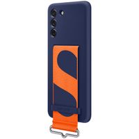 Samsung ﻿Original Coque en silicone à sangle Galaxy S21 FE - Navy