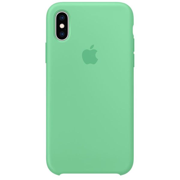 Apple Coque en silicone iPhone Xs / X - Spearmint