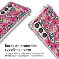 imoshion Coque Design avec cordon Samsung Galaxy S23 Plus - Flower Water