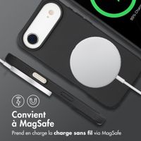 imoshion Coque arrière Color avec cordon amovible et MagSafe Apple iPhone Air - Noir