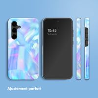 Selencia Coque arrière Vivid Samsung Galaxy S24 FE - Holographic Blue Dream