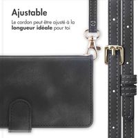 imoshion Etui de télephone portefeuille avec cordon Samsung Galaxy A14 (5G/4G) - Noir