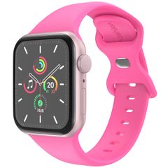 imoshion Bracelet en silicone⁺ Apple Watch Series 1 t/m 11 / SE / Ultra (44/45/46/49 mm) - Taille M/L - Barbie Pink