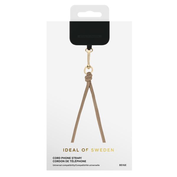 iDeal of Sweden ﻿Cord Phone Strap Universal - Cordon de téléphone - Universel - Beige