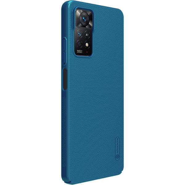 Nillkin Coque Super Frosted Shield Xiaomi Redmi Note 11 (4G) / Note 11S (4G) - Bleu