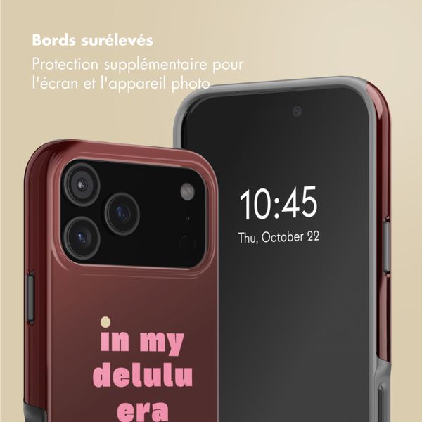 Selencia Coque arrière Vivid avec MagSafe Apple iPhone 17 Pro - Delulu