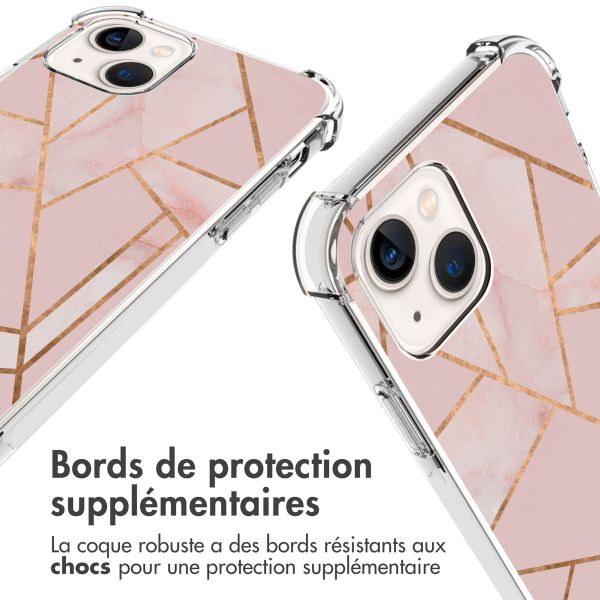 imoshion Coque Design avec cordon per iPhone 13 - Graphic Pink