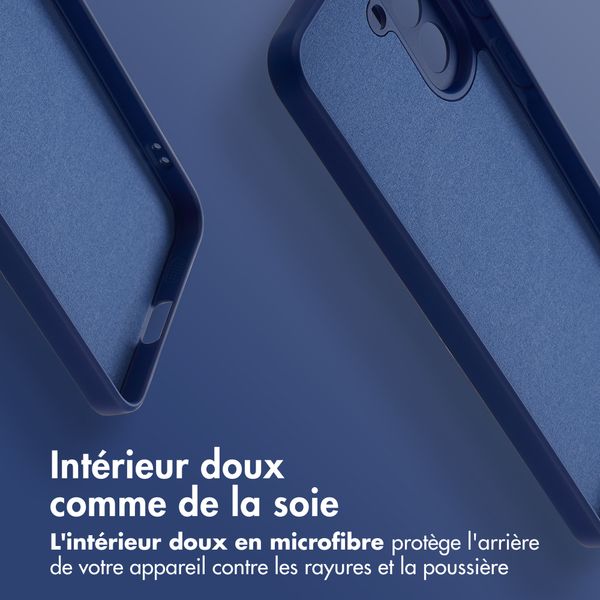 imoshion Coque Couleur avec MagSafe Samsung Galaxy A57 (5G) - Royal Blue