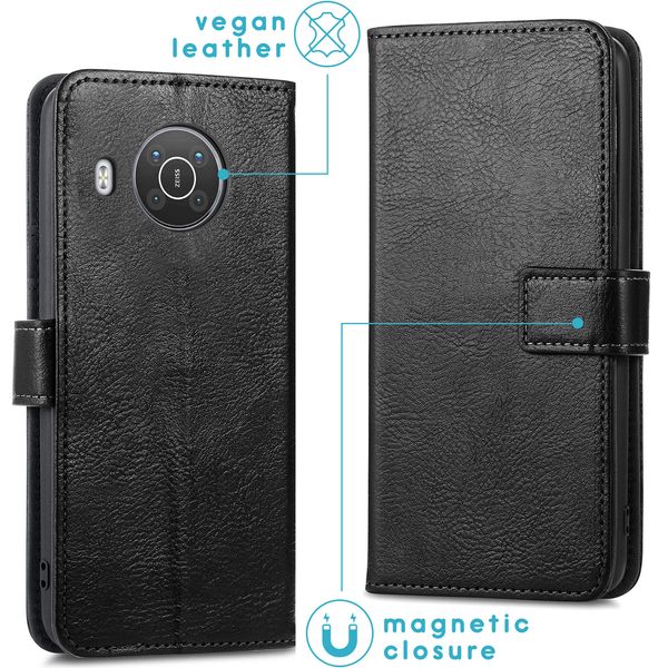 imoshion Étui de télephone portefeuille Nokia X10 / X20 - Noir