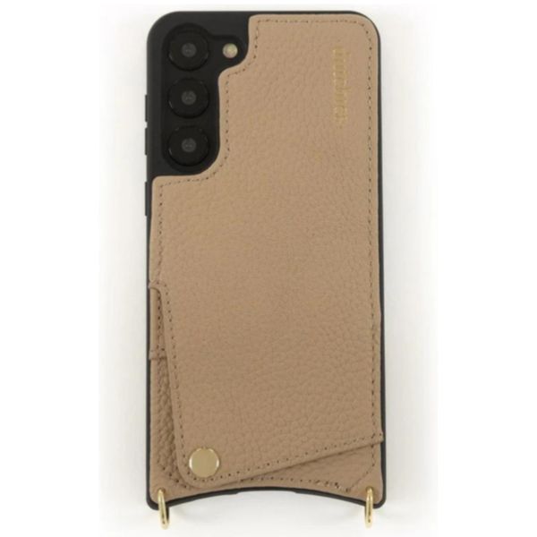 Dutchies Coque avec porte-cartes Samsung Galaxy S24 Ultra - Cordon de téléphone non inclus - Beige