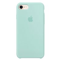 Apple Coque en silicone Apple iPhone SE (2022 / 2020) / 8 / 7 - Marine Green