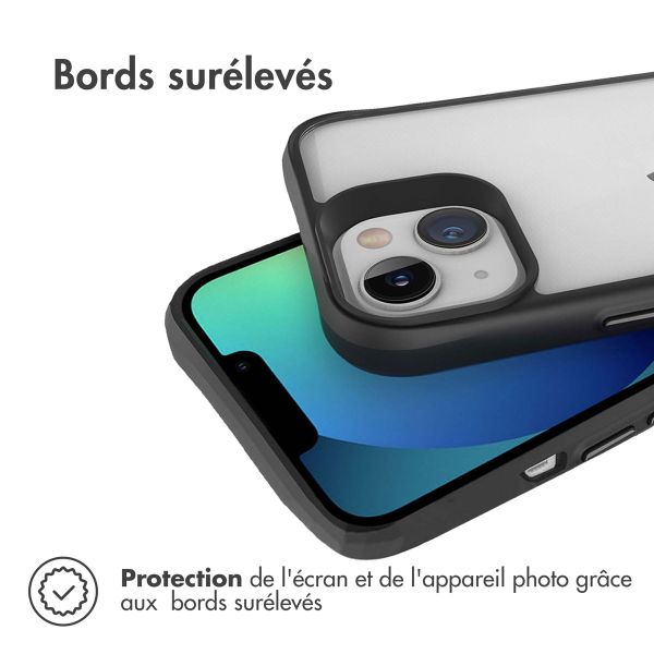 imoshion Coque Rugged Hybrid Apple iPhone 13 Mini - Noir / Transparent