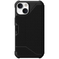 UAG Etui de téléphone portefeuille Metropolis iPhone 14 - Kevlar Black