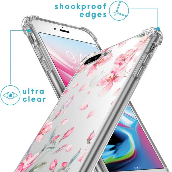 imoshion Coque Design avec cordon iPhone 8 Plus / 7 Plus - Blossom Watercolor