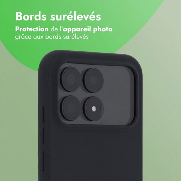 imoshion Coque Couleur Xiaomi Poco F8 Pro - Noir