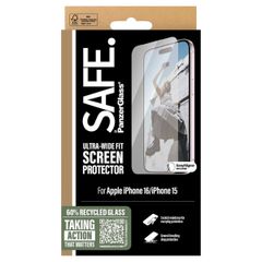 SAFE by PanzerGlass Protection d'écran Ultra-Wide Fit iPhone 16