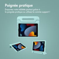 imoshion Coque kidsproof avec poignée Apple iPad 9 (2021) 10.2 pouces / iPad 8 (2020) 10.2 pouces / iPad 7 (2019) 10.2 pouces - Soft Blue
