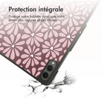 imoshion Coque tablette Design Trifold Samsung Galaxy Tab S11 Ultra - Bloom Love Blush
