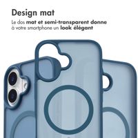 imoshion Coque Color Guard avec MagSafe iPhone 16 - Bleu foncé