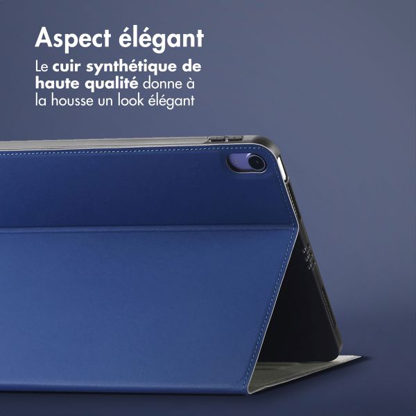 Accezz Housse Classic Tablet Stand  iPad Mini 7 (2024) / iPad Mini 6 (2021) - Bleu foncé