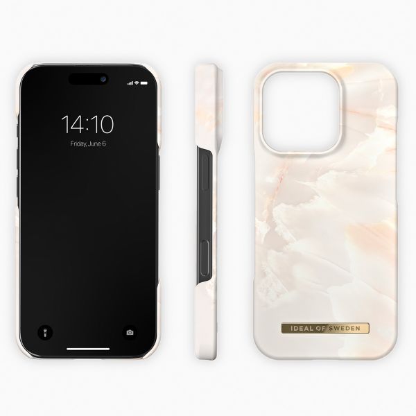 iDeal of Sweden Coque Fashion Apple iPhone 16 Pro - Rose Pearl Marble