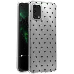 imoshion Coque Design Samsung Galaxy A02s - Cœurs - Noir