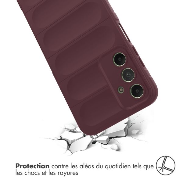 imoshion Coque arrière EasyGrip Samsung Galaxy A25 (5G) - Aubergine