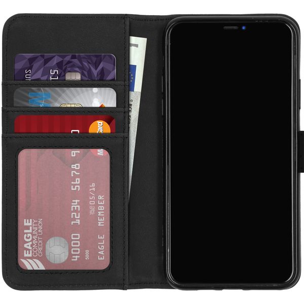 imoshion Étui de téléphone portefeuille Luxe Apple iPhone 11 Pro Max - Noir