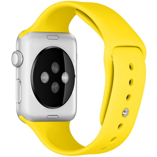 imoshion Bracelet silicone Apple Watch Series 1 á 10 / SE / Ultra (2) (44/45/46/49 mm) - Jaune