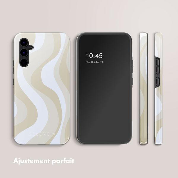 Selencia Coque arrière Vivid Samsung Galaxy A34 (5G) - Desert Waves Beige