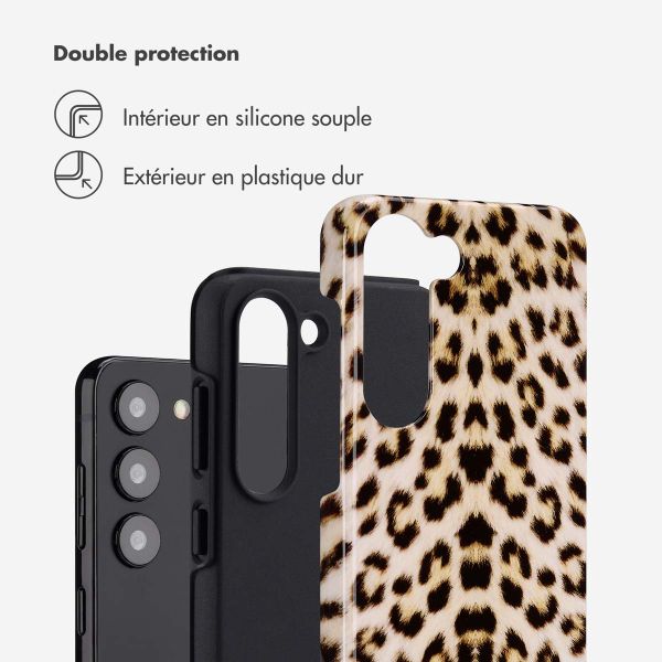 Selencia Coque arrière Vivid Tough Samsung Galaxy S23 - Wild Leo