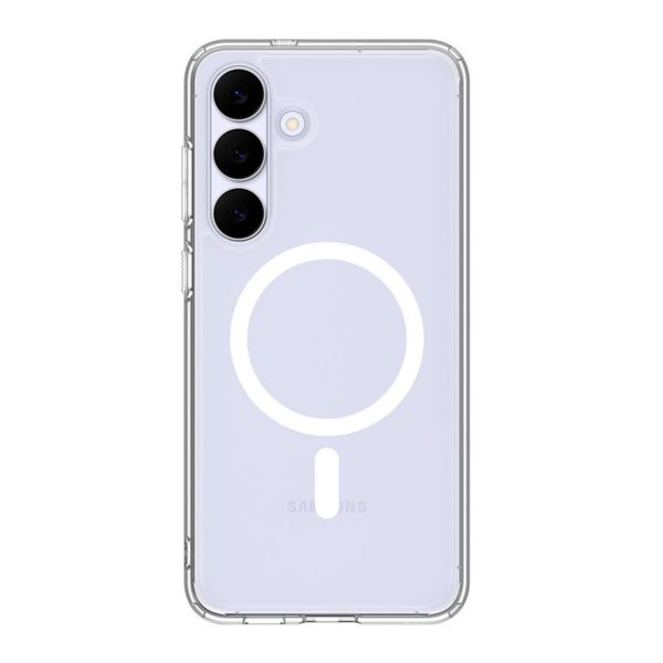 Spigen Coque Ultra Hybrid MagSafe Samsung Galaxy S25 FE - Clear / White