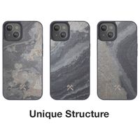 Woodcessories Coque Bumper MagSafe Apple iPhone 14 - Real Slate Stone