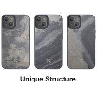 Woodcessories Coque Bumper MagSafe iPhone 14 - Real Slate Stone