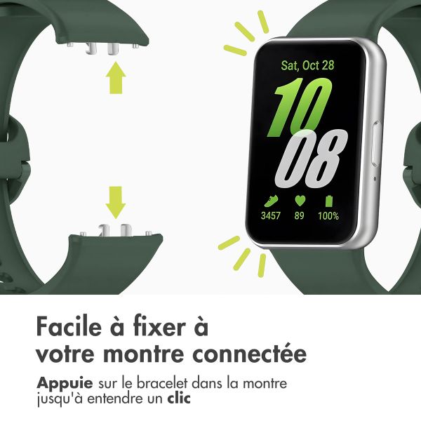 imoshion Bracelet en silicone Samsung Galaxy Fit 3 - Vert foncé